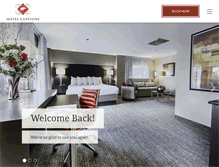 Tablet Screenshot of hotelcapstone.com